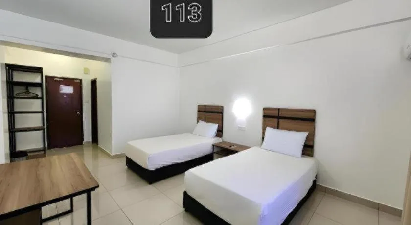 Bed in Hotel Meligai Kapit