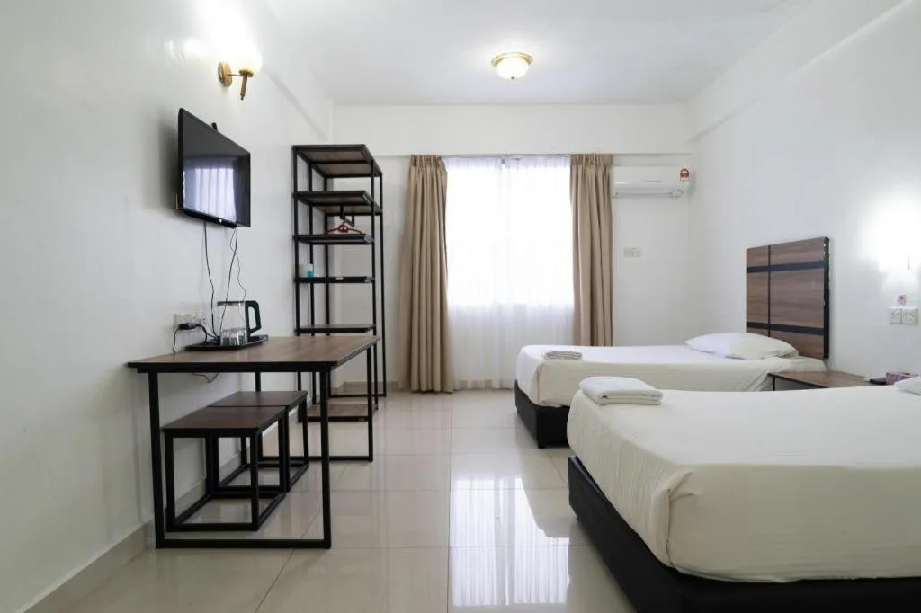 Bed in Hotel Meligai Kapit