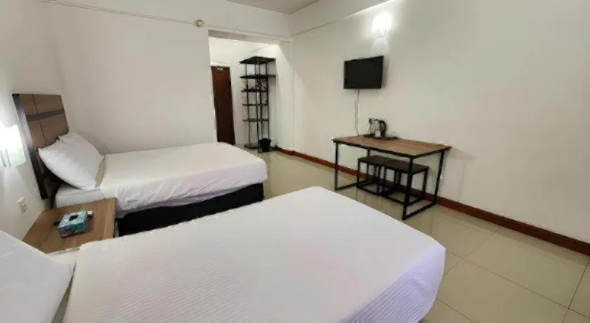 Bed in Hotel Meligai Kapit