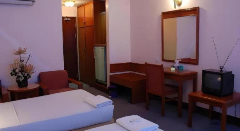 Bed in Hotel Meligai Kapit