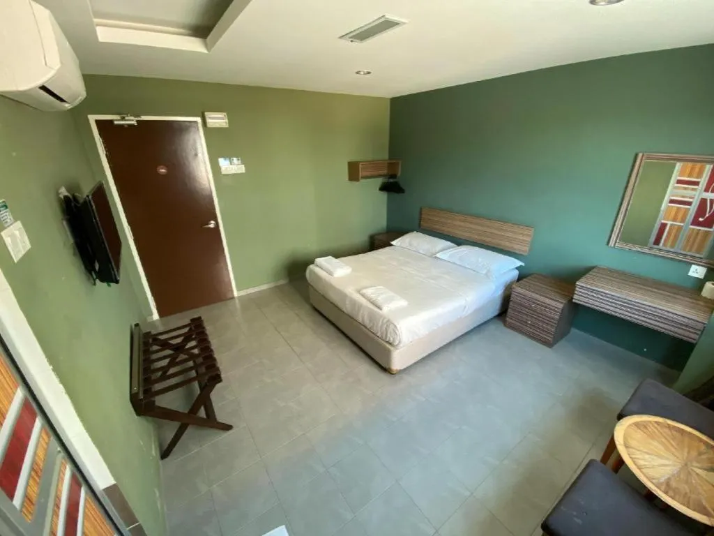 Bed in De Mawardah Hotel, Taming Sari Tower Malacca