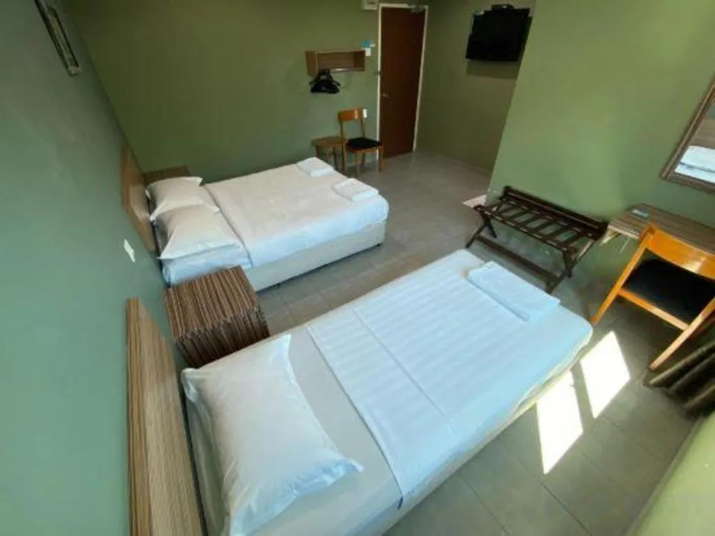 Bed in De Mawardah Hotel, Taming Sari Tower Malacca