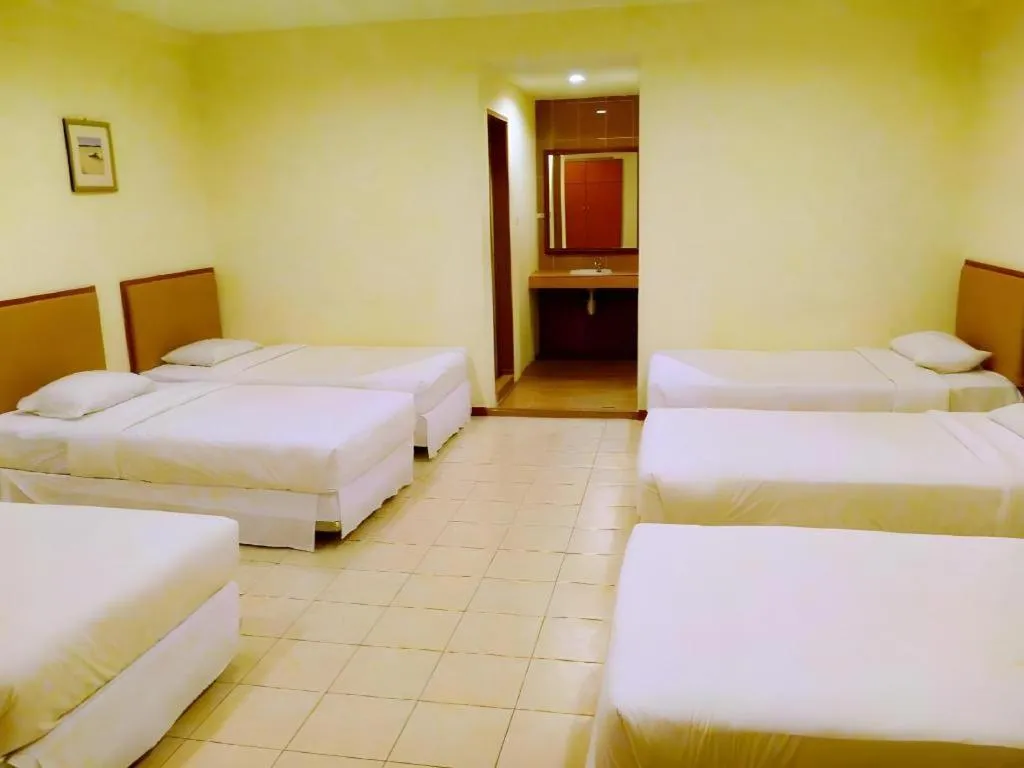 Bed in Seafest Hotel Semporna