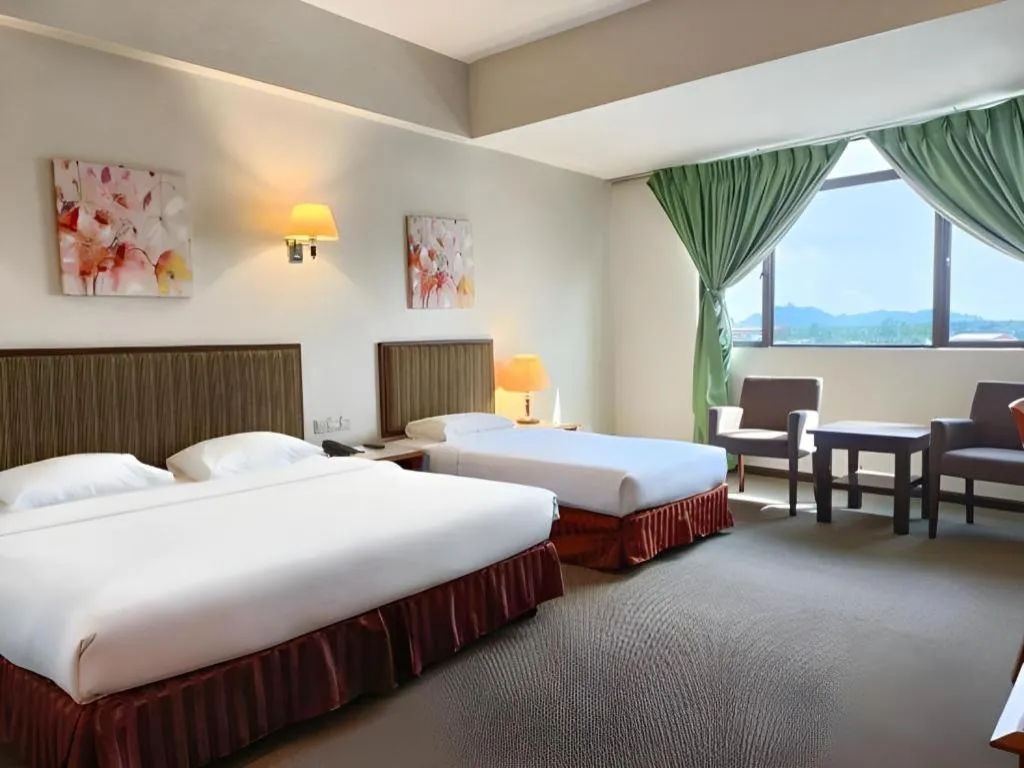 Bed in Seafest Hotel Semporna