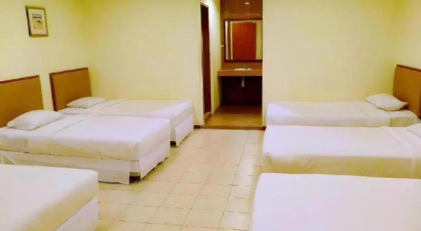 Bed in Seafest Hotel Semporna