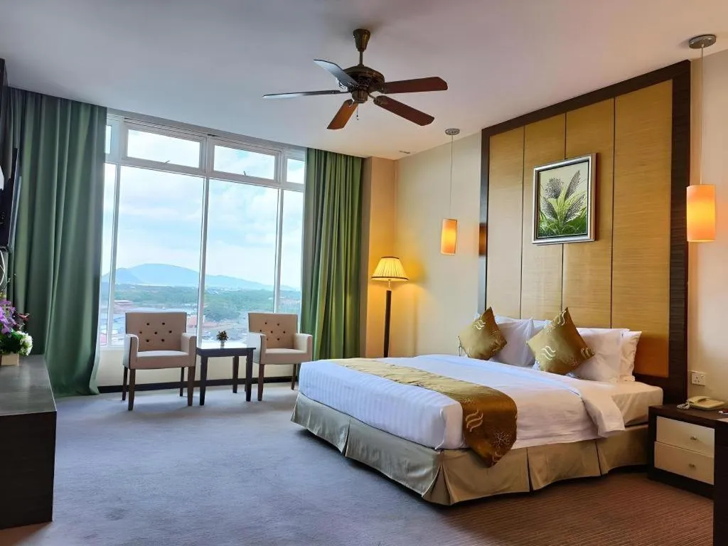 Bed in Seafest Hotel Semporna