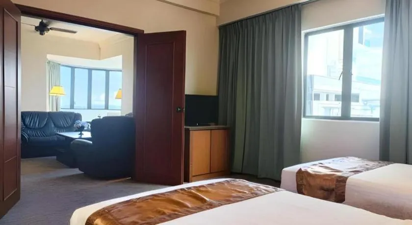 Bed in Seafest Hotel Semporna