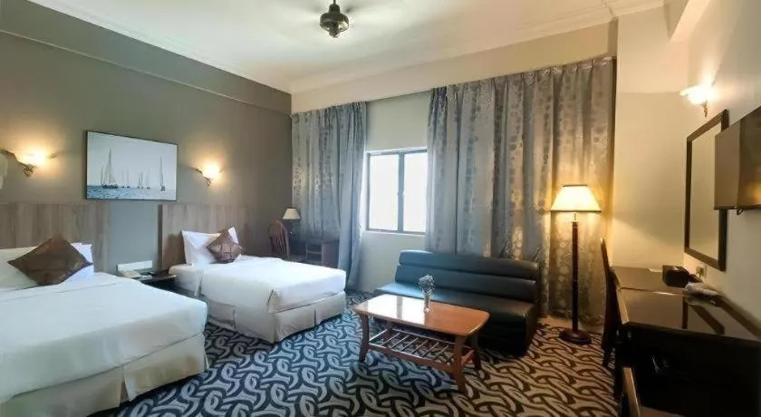 Bed in Seafest Hotel Semporna