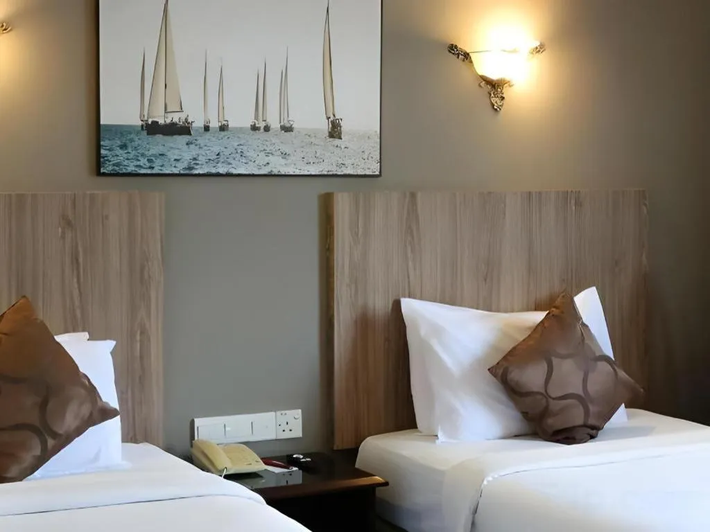 Bed in Seafest Hotel Semporna