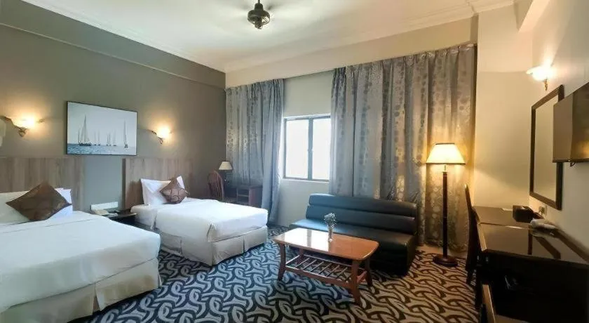 Bed in Seafest Hotel Semporna