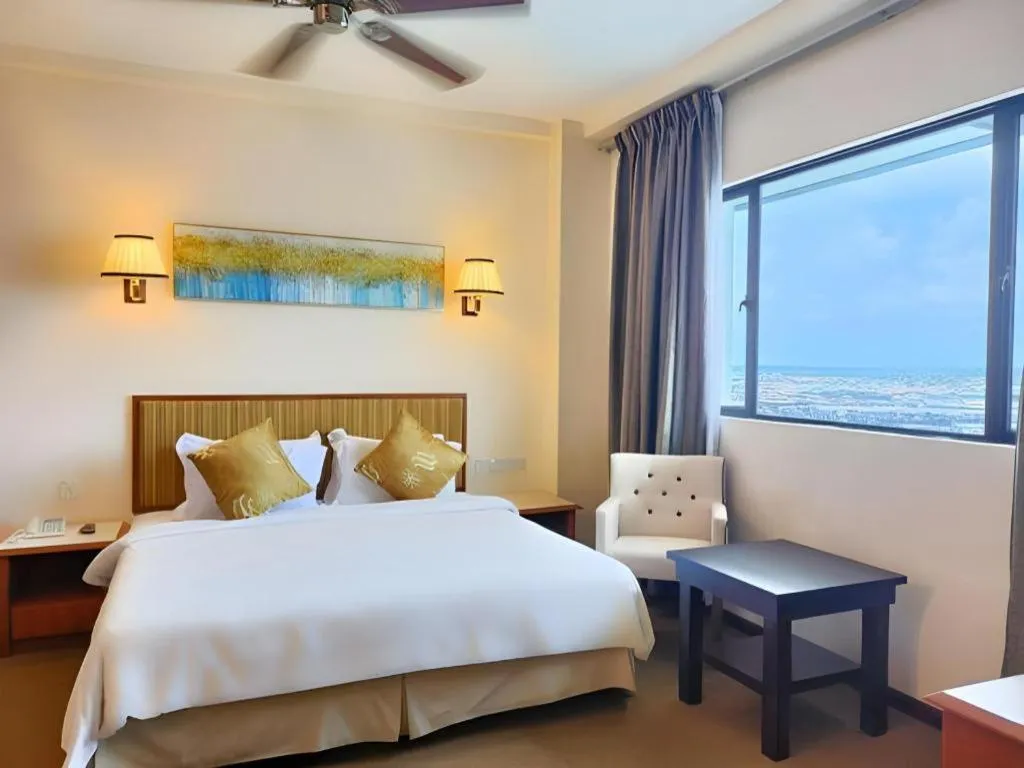 Bed in Seafest Hotel Semporna