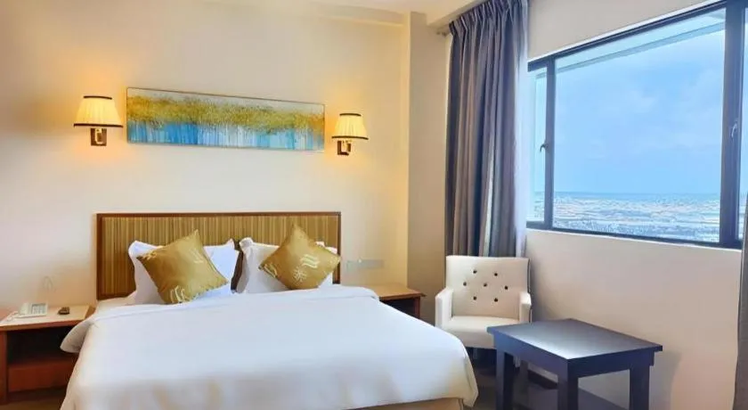 Bed in Seafest Hotel Semporna