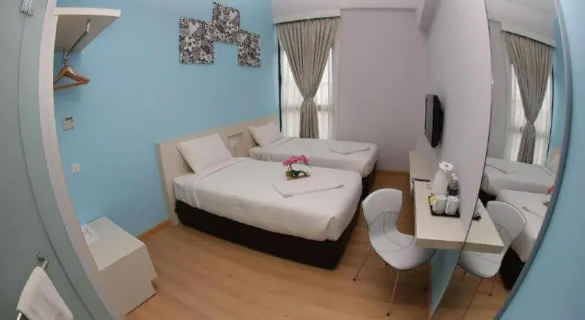 Bed in Sri Manja Boutique Hotel Bed in Sri Manja Boutique Hotel