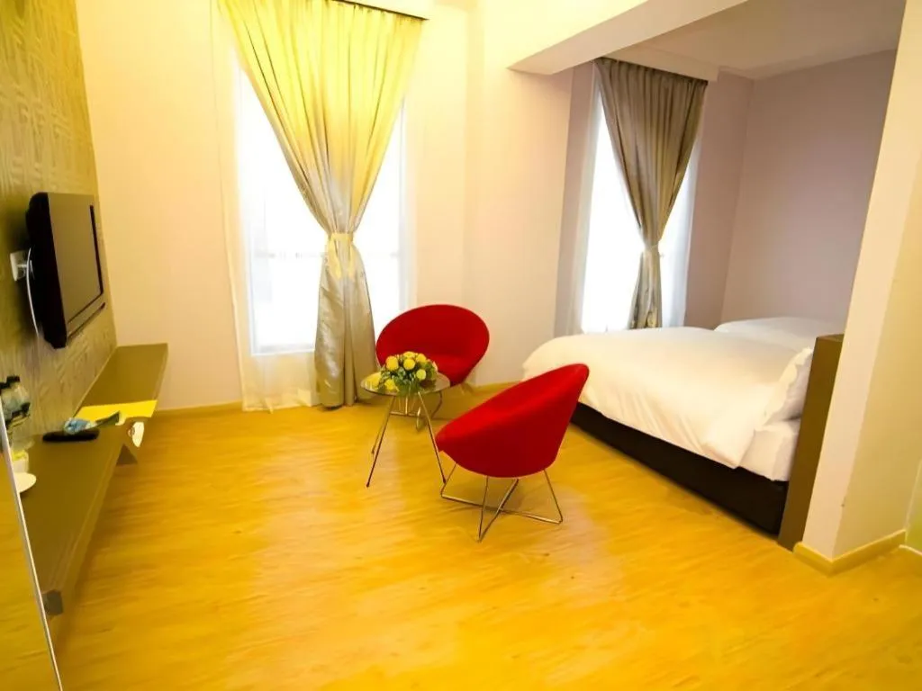 Bed in Sri Manja Boutique Hotel