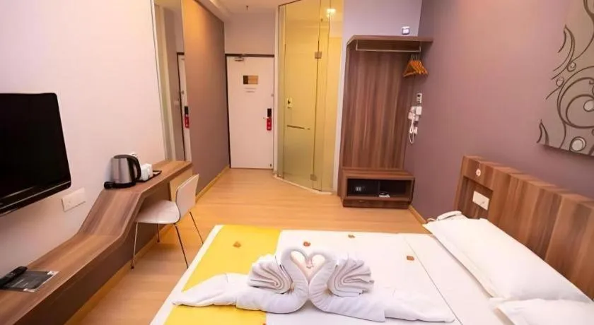 Bed in Sri Manja Boutique Hotel