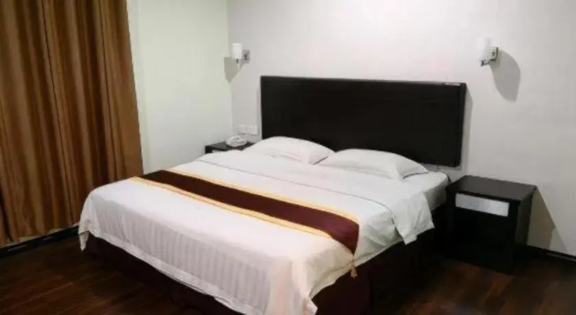 Bed in Han Palace Hotel Semporna Bed in Han Palace Hotel Semporna