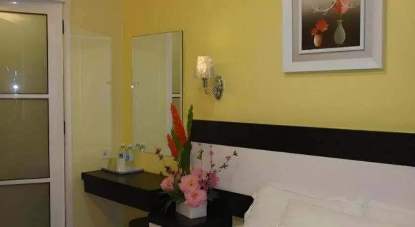 Bed in Hotel Star Moon