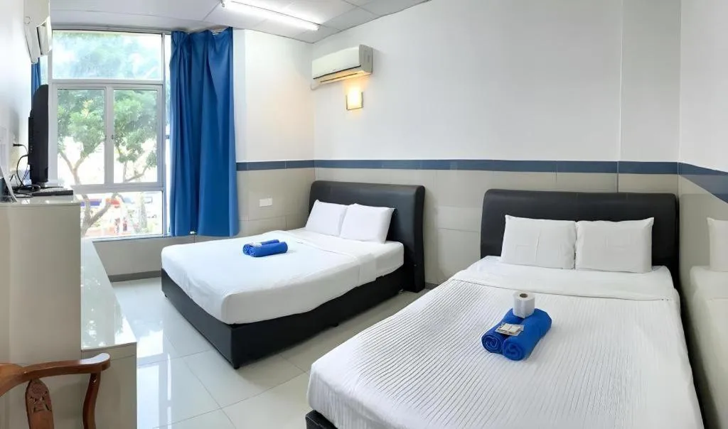 Bed in Burmahtel Hotel