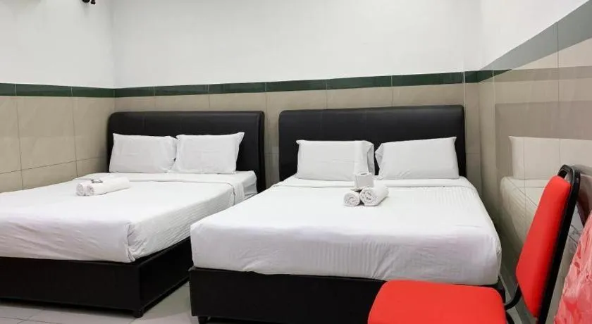 Bed in Burmahtel Hotel