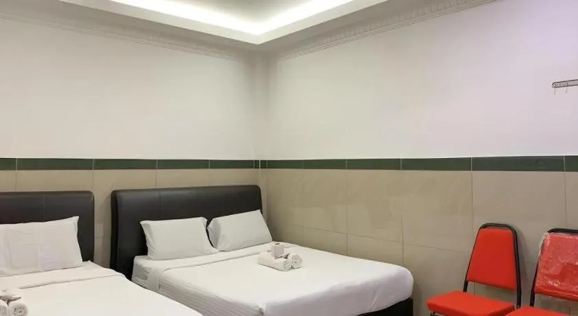 Bed in Burmahtel Hotel