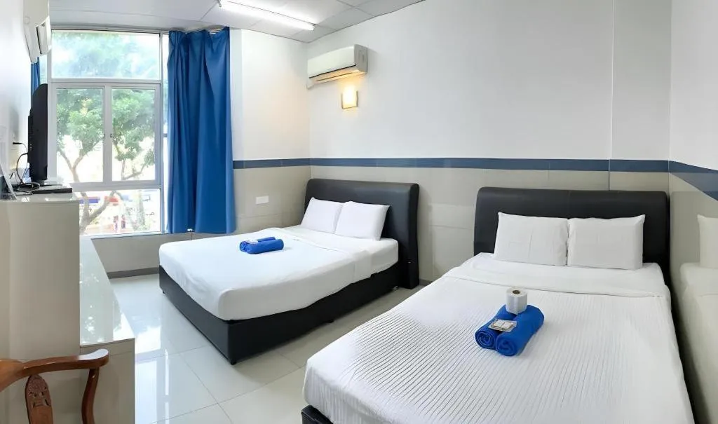 Bed in Burmahtel Hotel