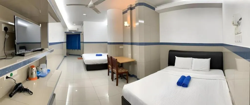 Bed in Burmahtel Hotel