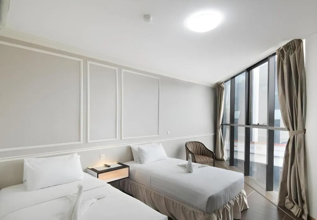 Bed in Luscious Hotel