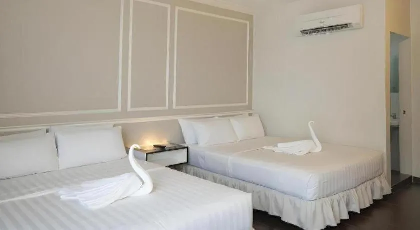 Bed in Luscious Hotel