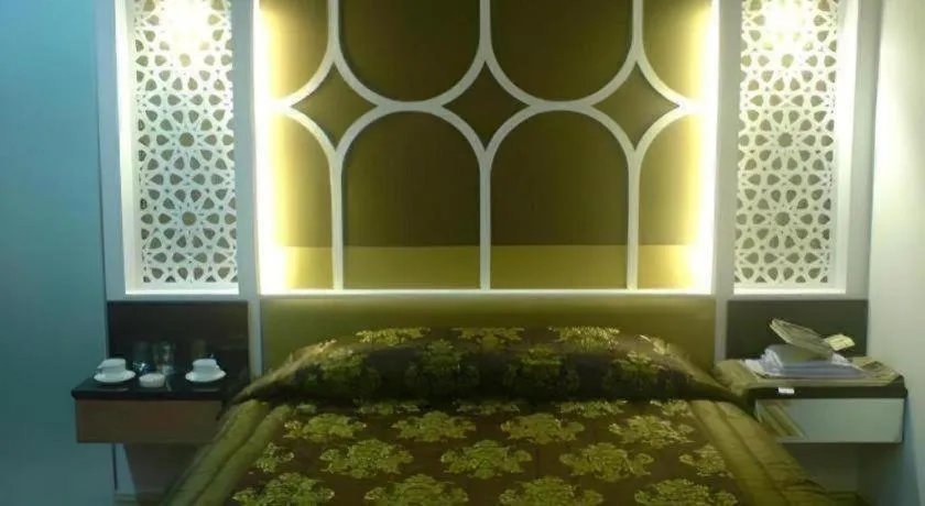 Bed in Hotel El Zahraa