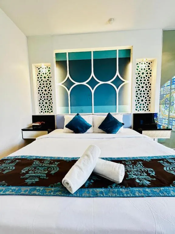 Bed in Hotel El Zahraa