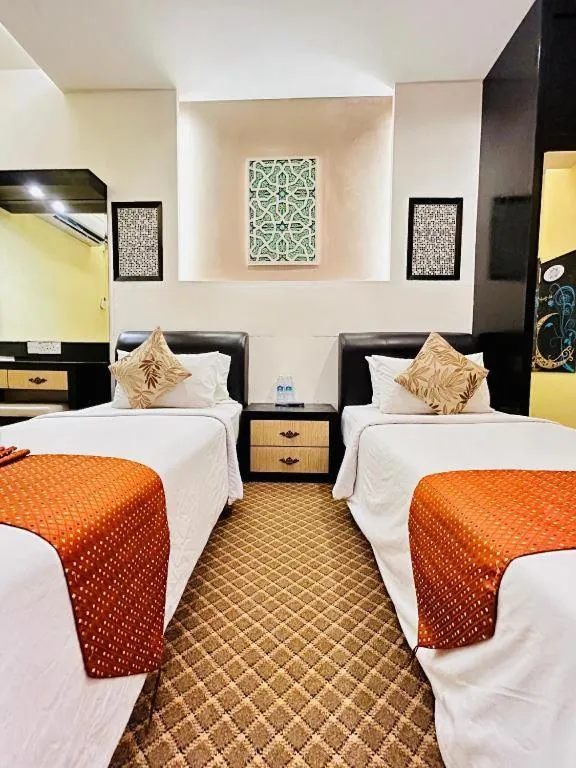 Bed in Hotel El Zahraa