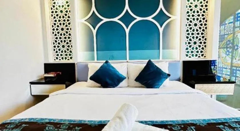 Bed in Hotel El Zahraa