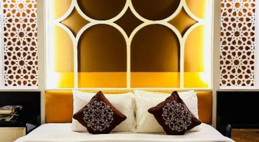 Bed in Hotel El Zahraa