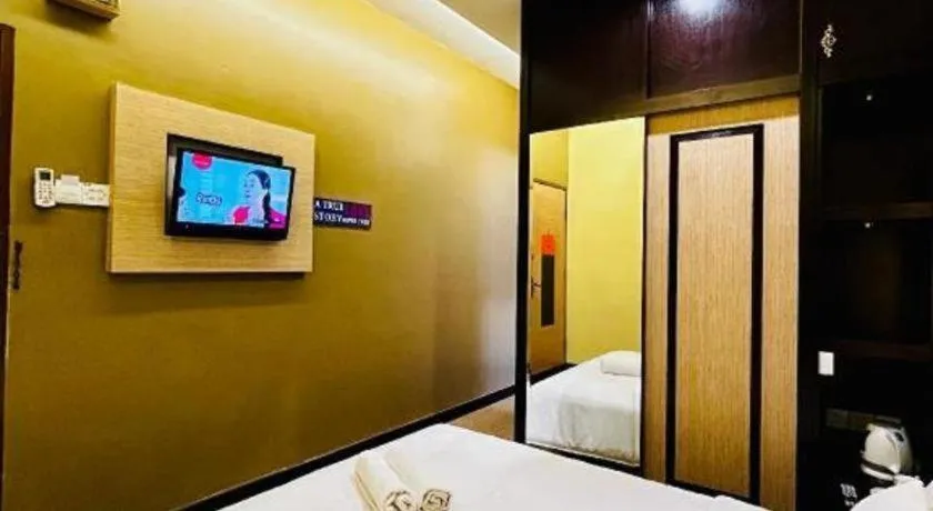 Bed in Hotel El Zahraa