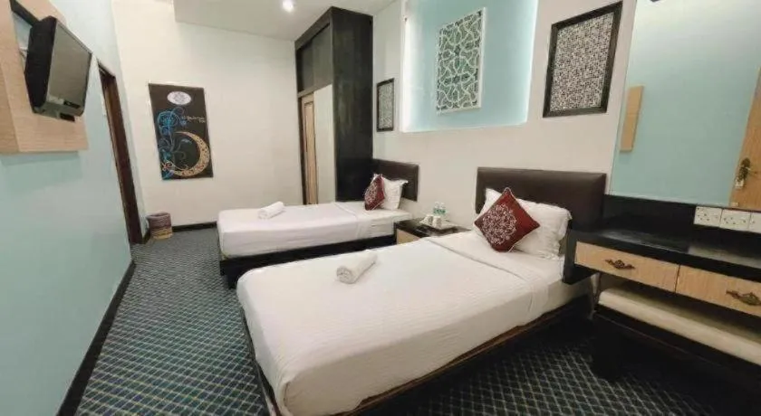 Bed in Hotel El Zahraa