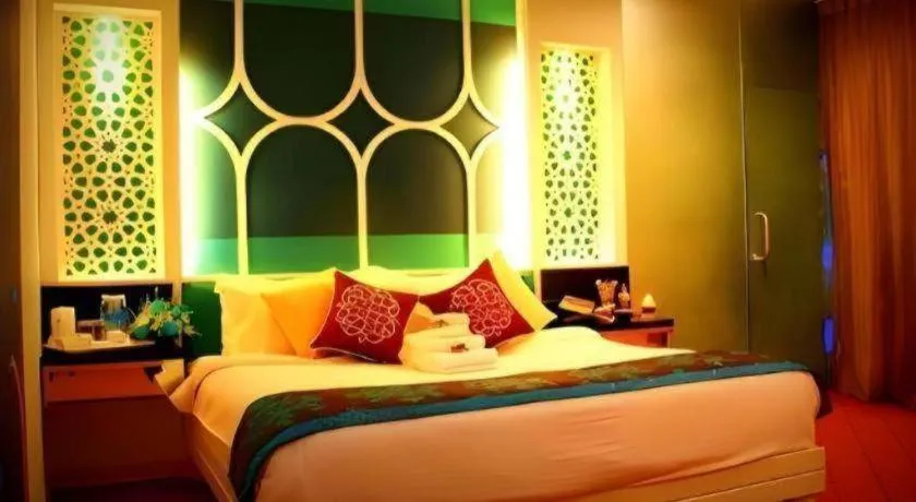 Bed in Hotel El Zahraa