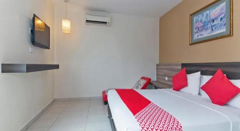 Bed in Hotel Suria Malaqa Bed in Hotel Suria Malaqa