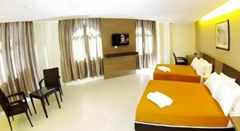 Bed in Hotel Suria Malaqa Bed in Hotel Suria Malaqa