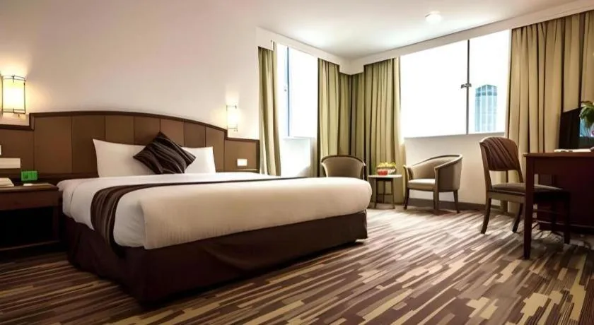 Bed in Hotel Continental Penang