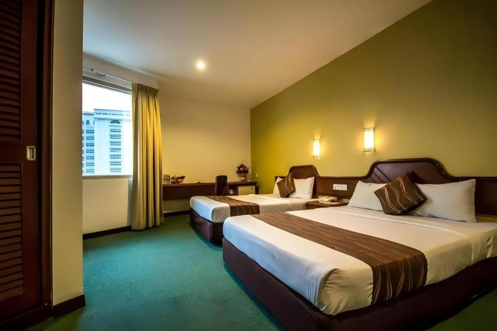 Bed in Hotel Continental Penang