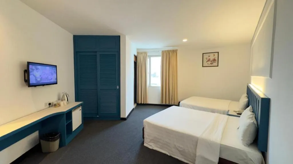 Bed in Hotel Continental Penang