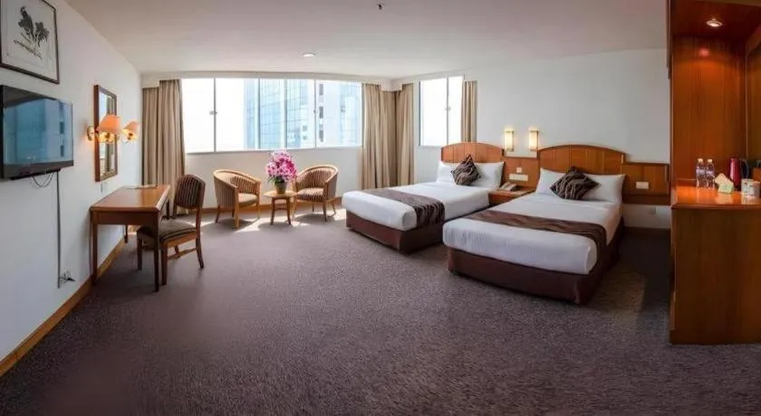 Bed in Hotel Continental Penang