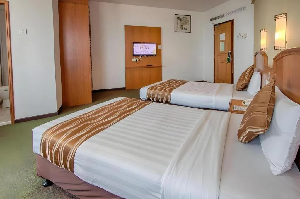 Bed in Hotel Continental Penang