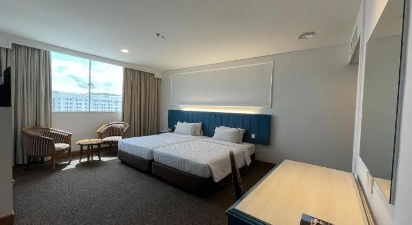 Bed in Hotel Continental Penang