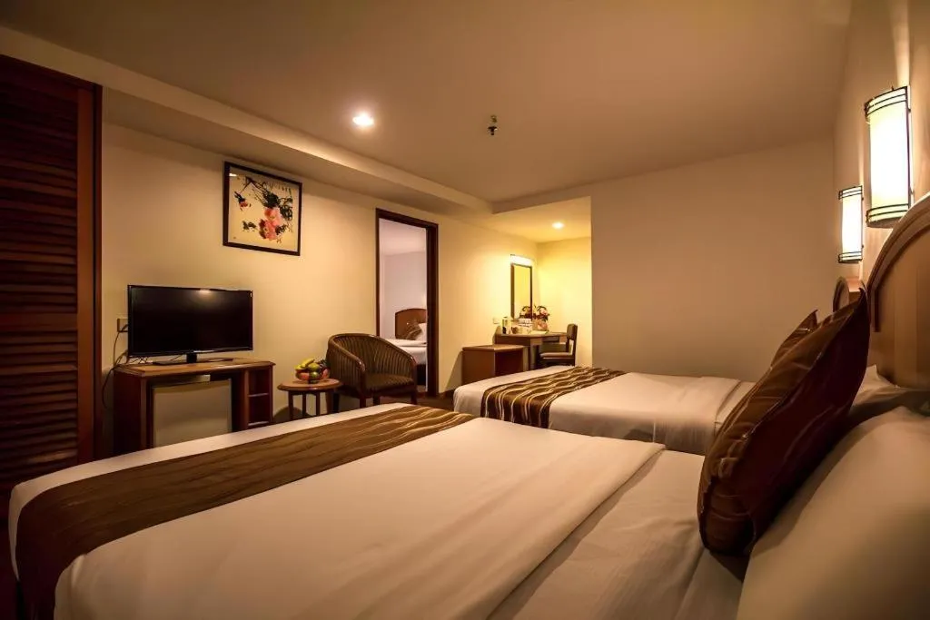 Bed in Hotel Continental Penang