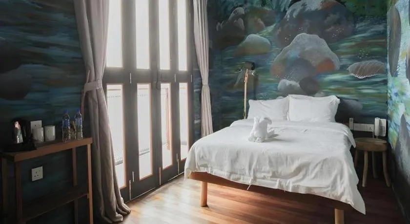 Bed in The Happy 8 Retreat @ Kuala Sepetang