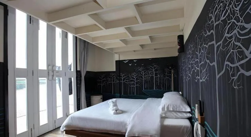 Bed in The Happy 8 Retreat @ Kuala Sepetang