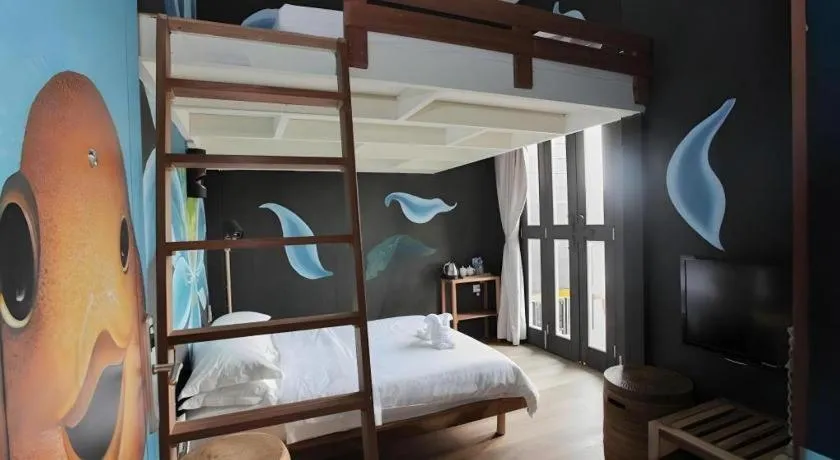 Bed in The Happy 8 Retreat @ Kuala Sepetang