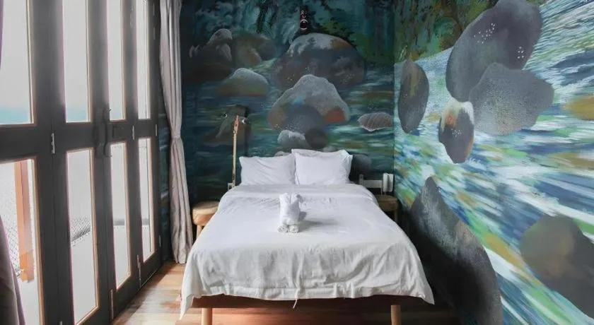 Bed in The Happy 8 Retreat @ Kuala Sepetang