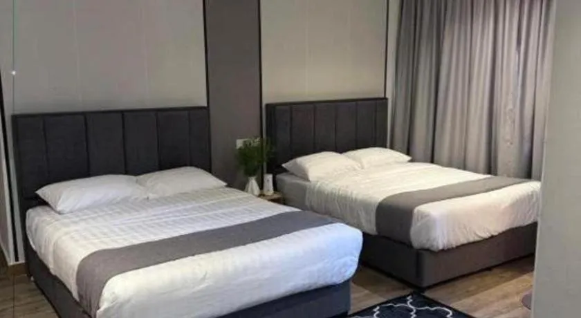 Bed in Hotel Zamburger Bentong